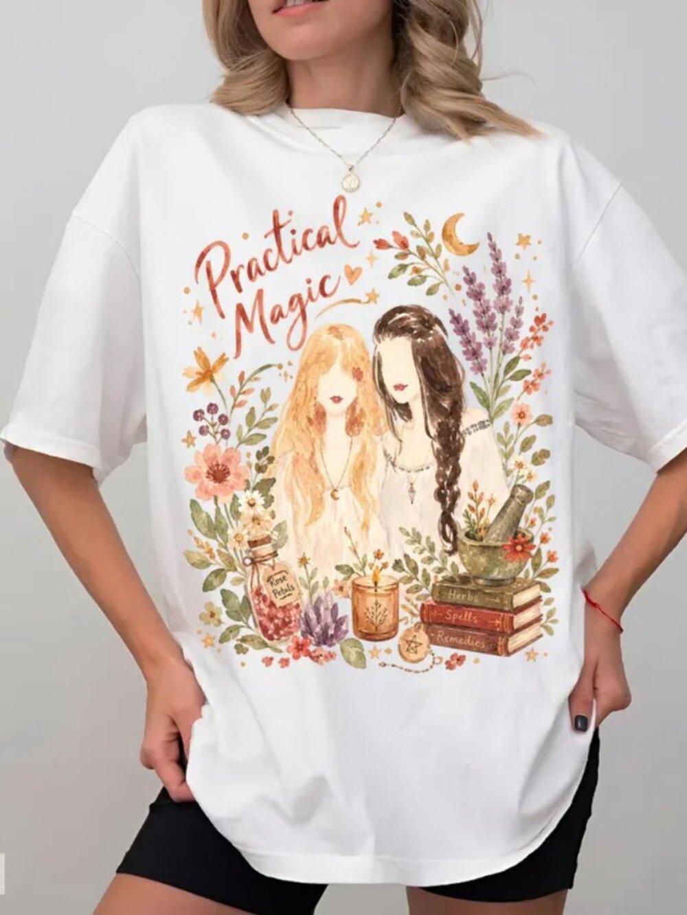 Practical Magic Watercolor Shirt, Owens Sisters Tee, Sally Gillian Tshirt
